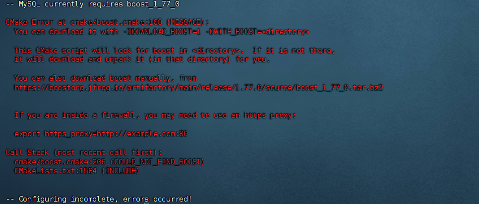 缺少boost 缺少boost