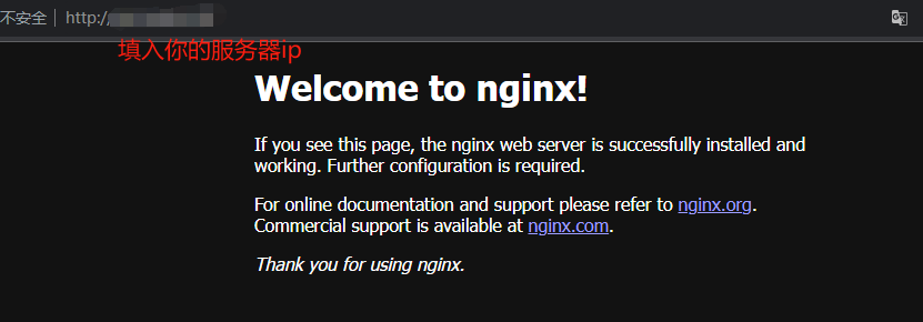 访问nginx 访问nginx