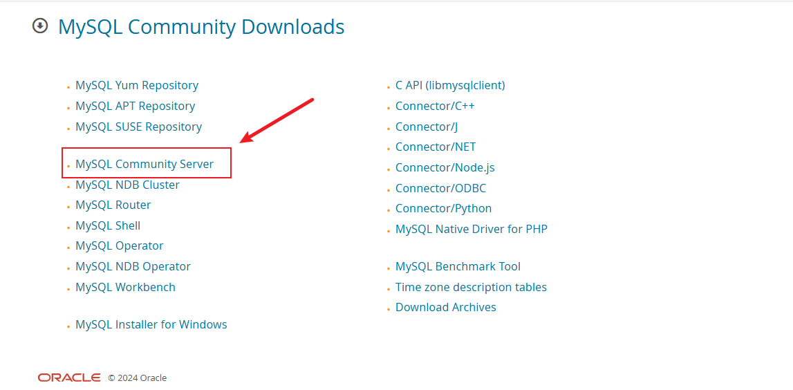 选择mysql版本 选择mysql版本